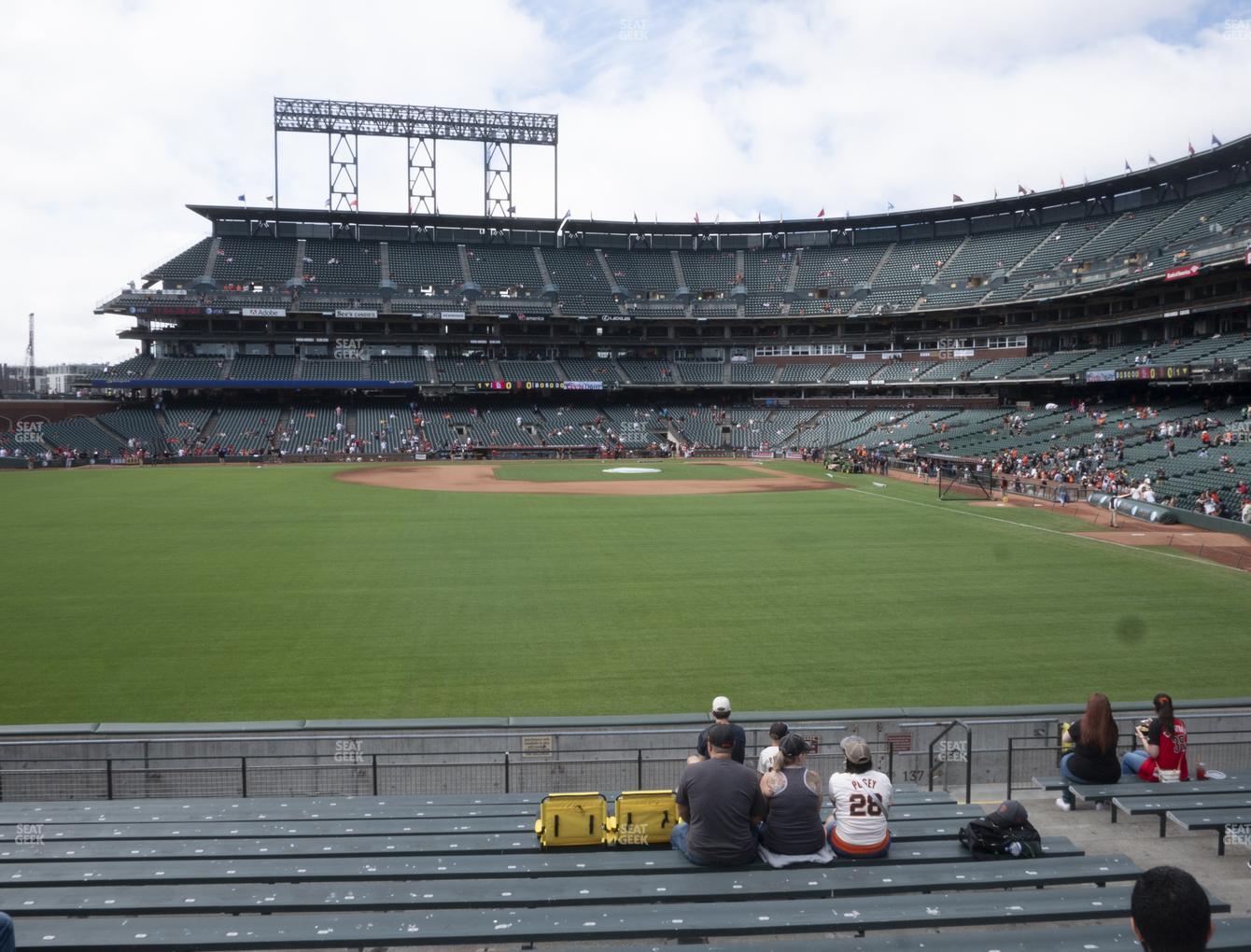 Oracle Park Bleachers 138 Seat Views | SeatGeek