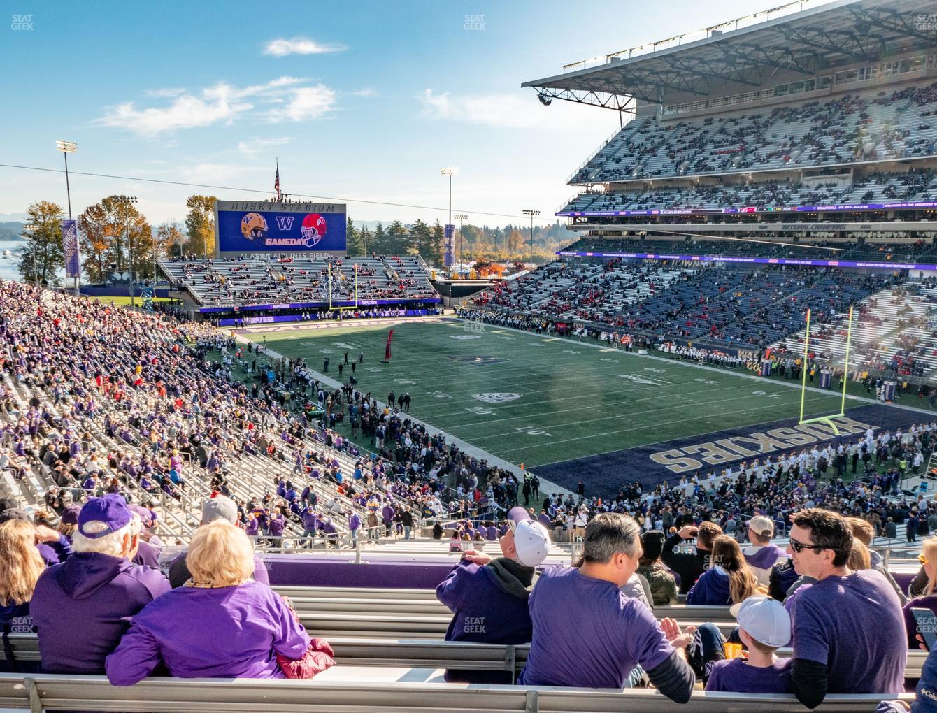 Washington Husky Football Stadium Seating Chart