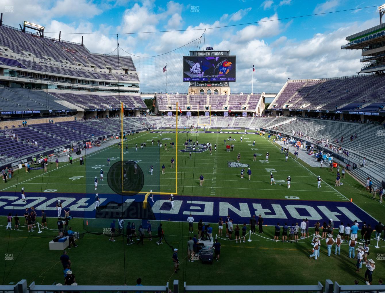 Amon G Carter Stadium South End Zone Club 2 Seat Views | SeatGeek