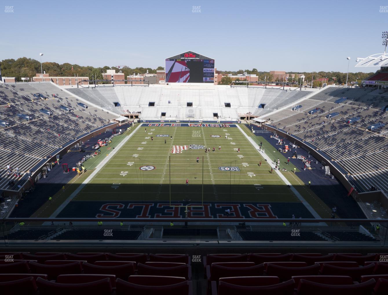 Ole Miss Rebels Football Seating Chart Elcho Table