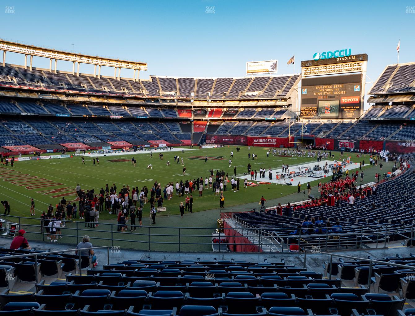 SDCCU Stadium Plaza 28 Seat Views | SeatGeek