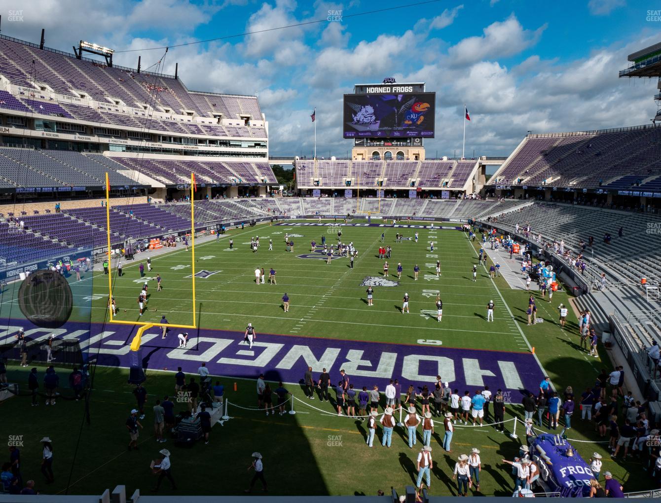 Amon G Carter Stadium South End Zone Club 1 Seat Views | SeatGeek