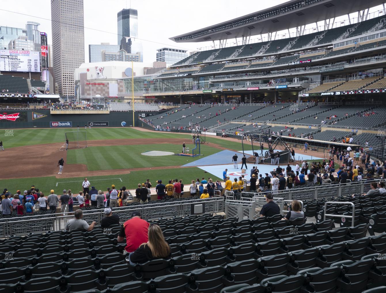 Target Field Seating Chart By Row