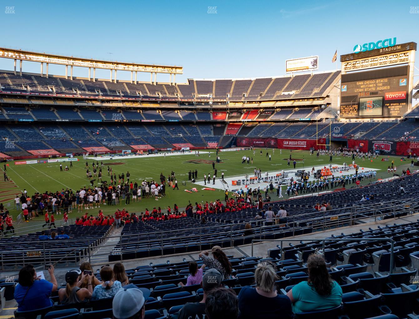 SDCCU Stadium Plaza 31 Seat Views | SeatGeek