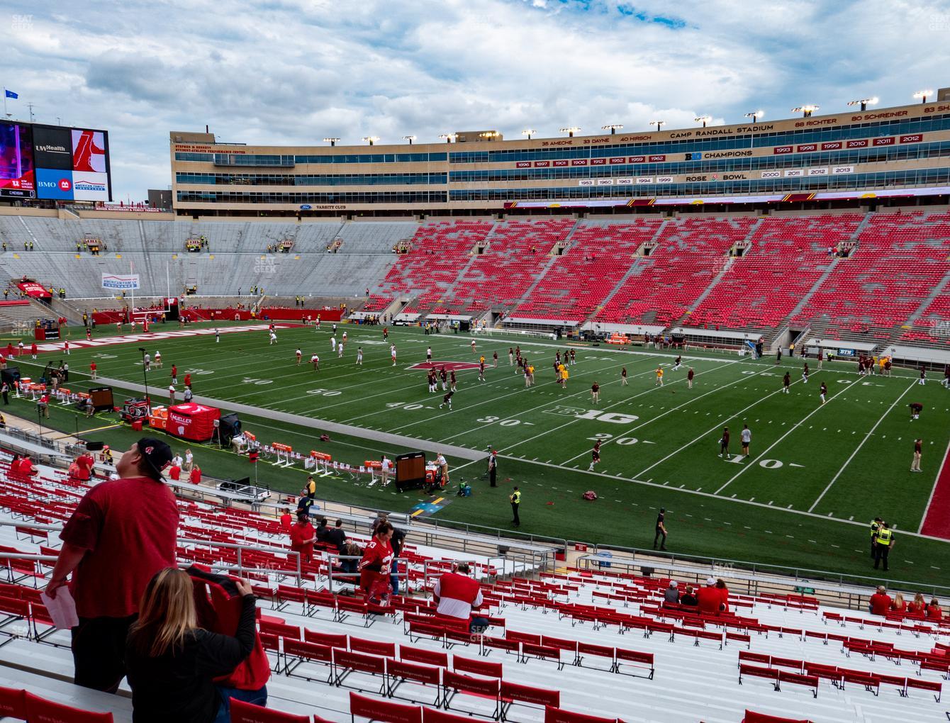 Seating Chart Camp Randall Stadium Wi