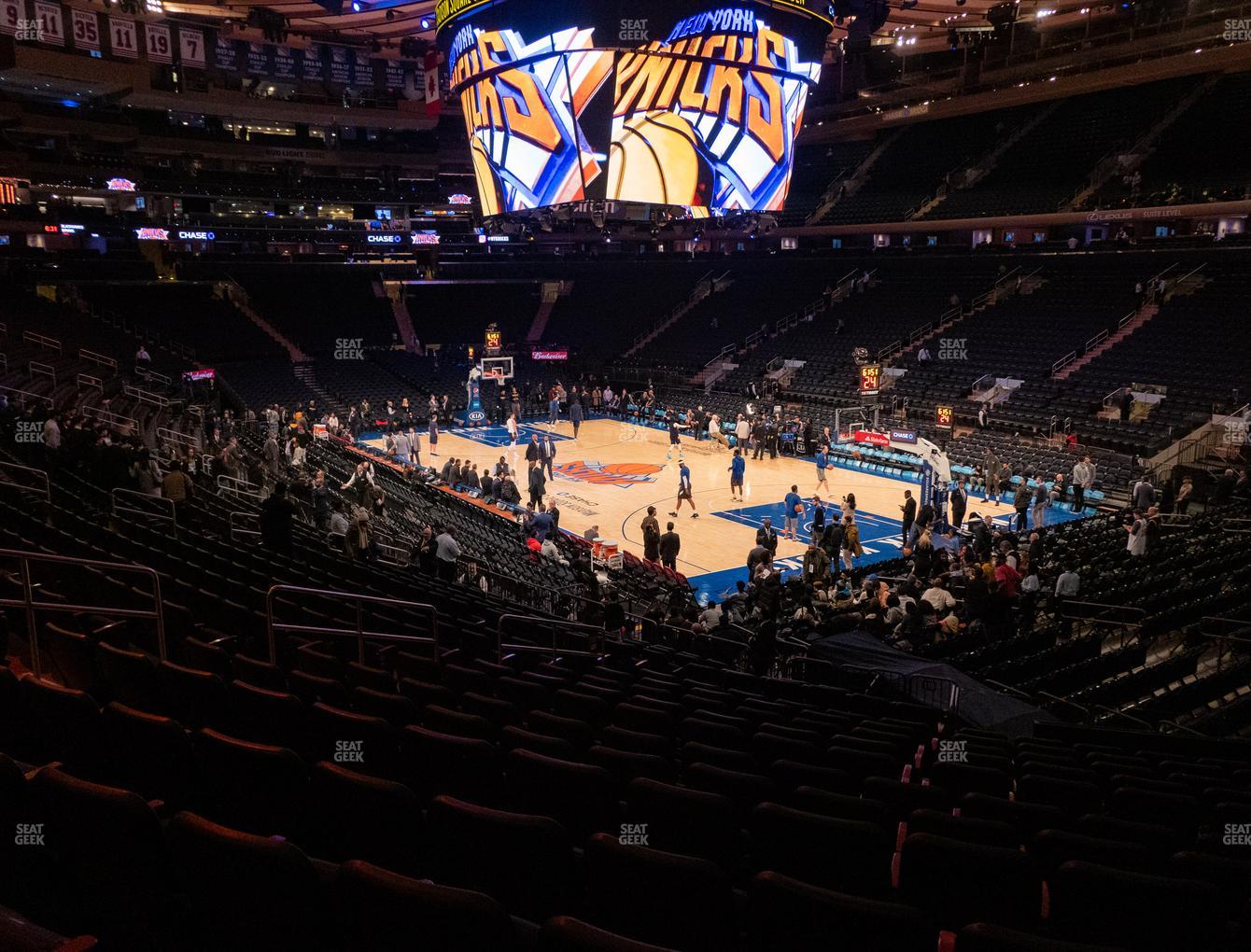 Madison Square Garden Section 110 Seat Views Seatgeek