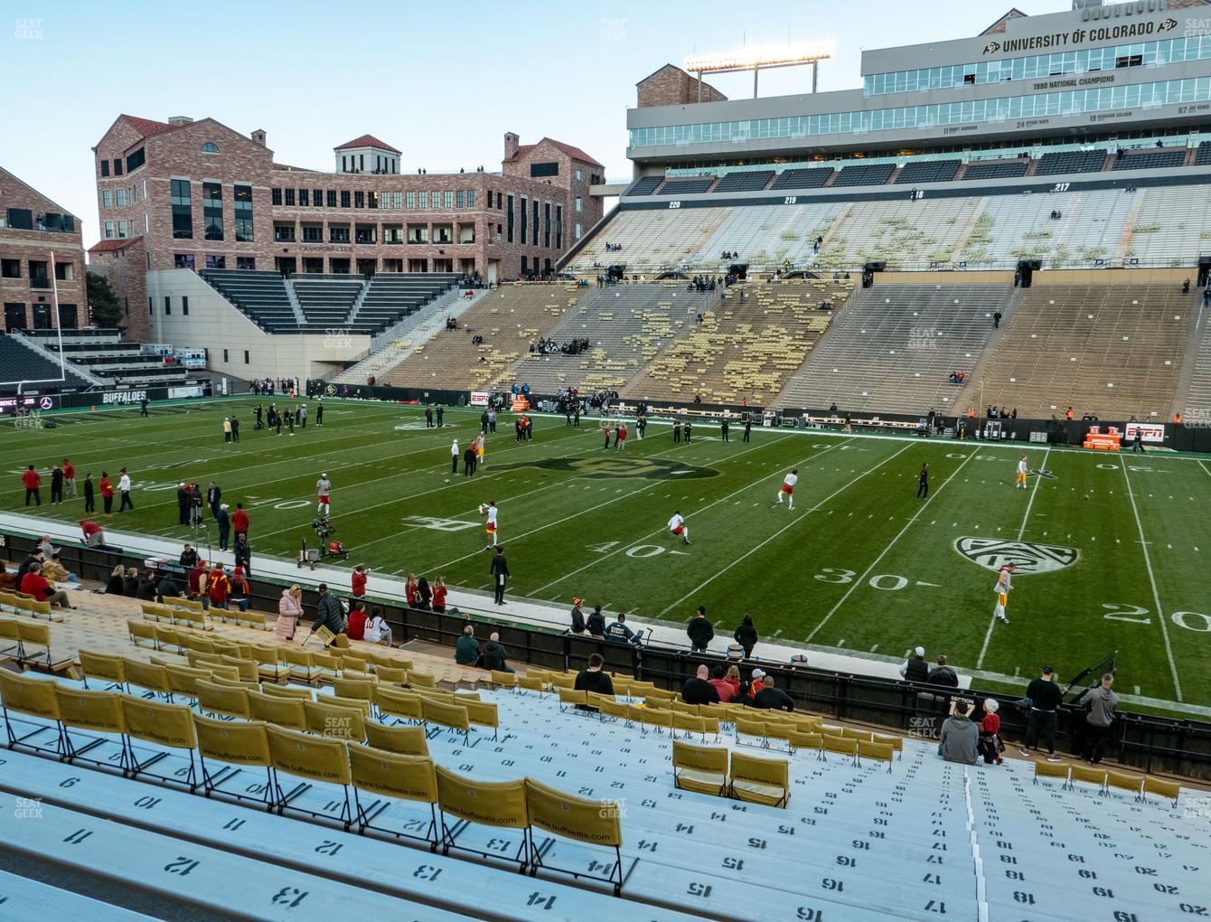 Folsom Field Section 107 Seat Views SeatGeek