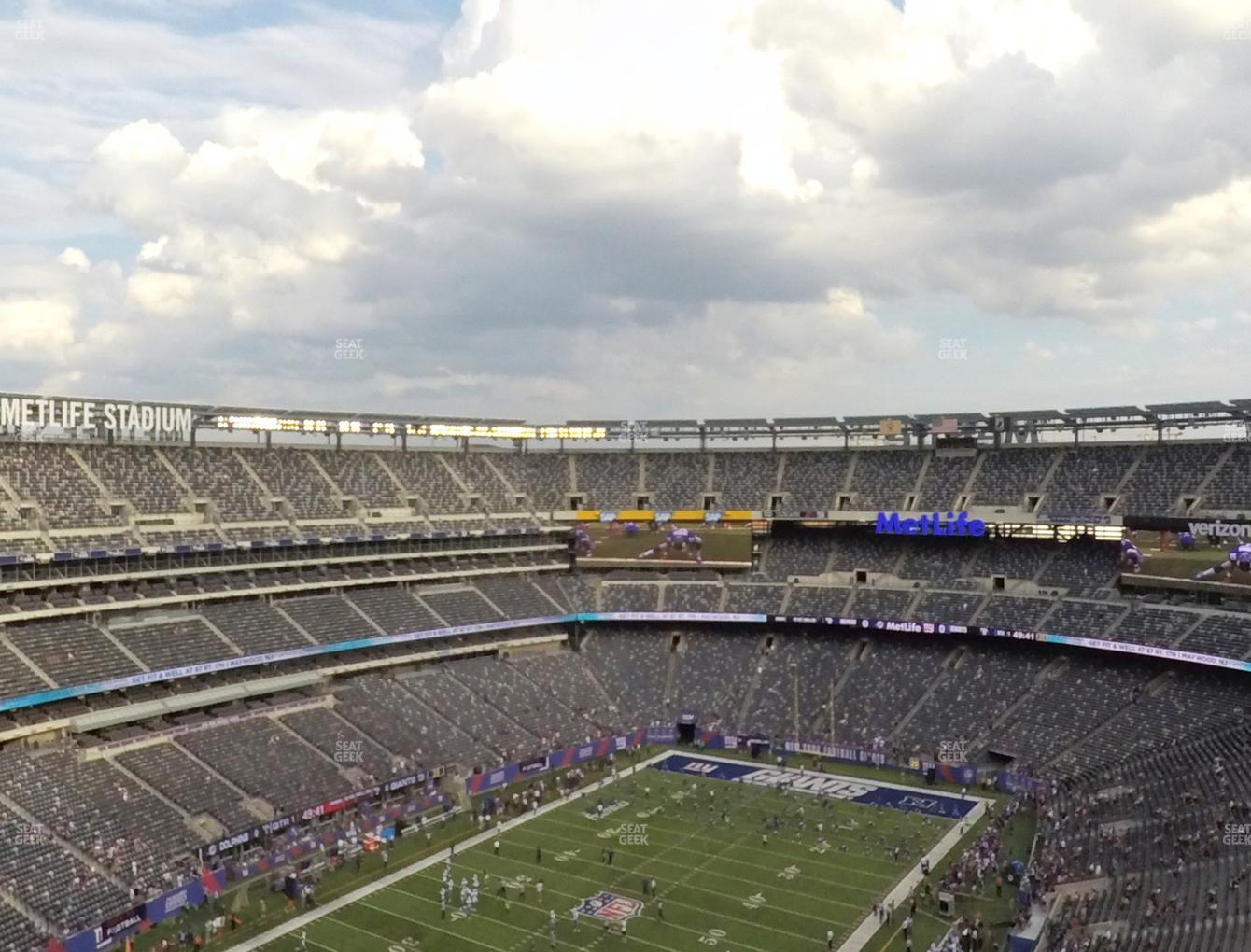 Metlife Stadium Section 346 Seat Views Seatgeek Metlife Stadium Section 346find Tickets