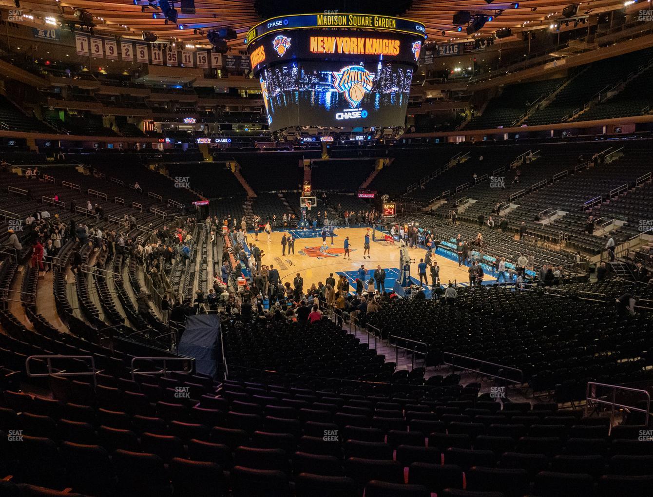Madison Square Garden Section 111 Seat Views Seatgeek
