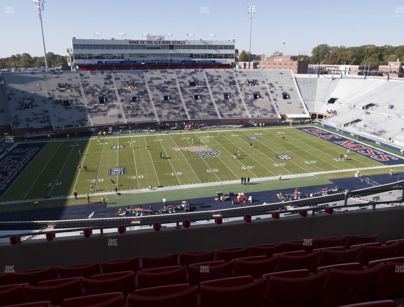 Vaught Hemingway Stadium Rebel Club Pp Seat Views | SeatGeek