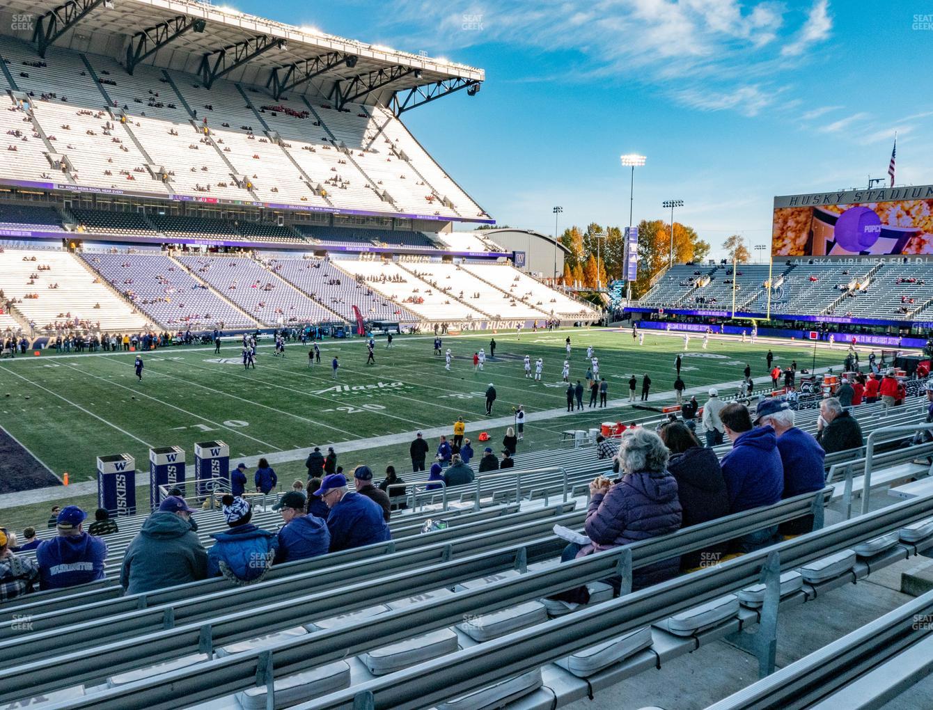 Husky Stadium Section 110 Seat Views | SeatGeek