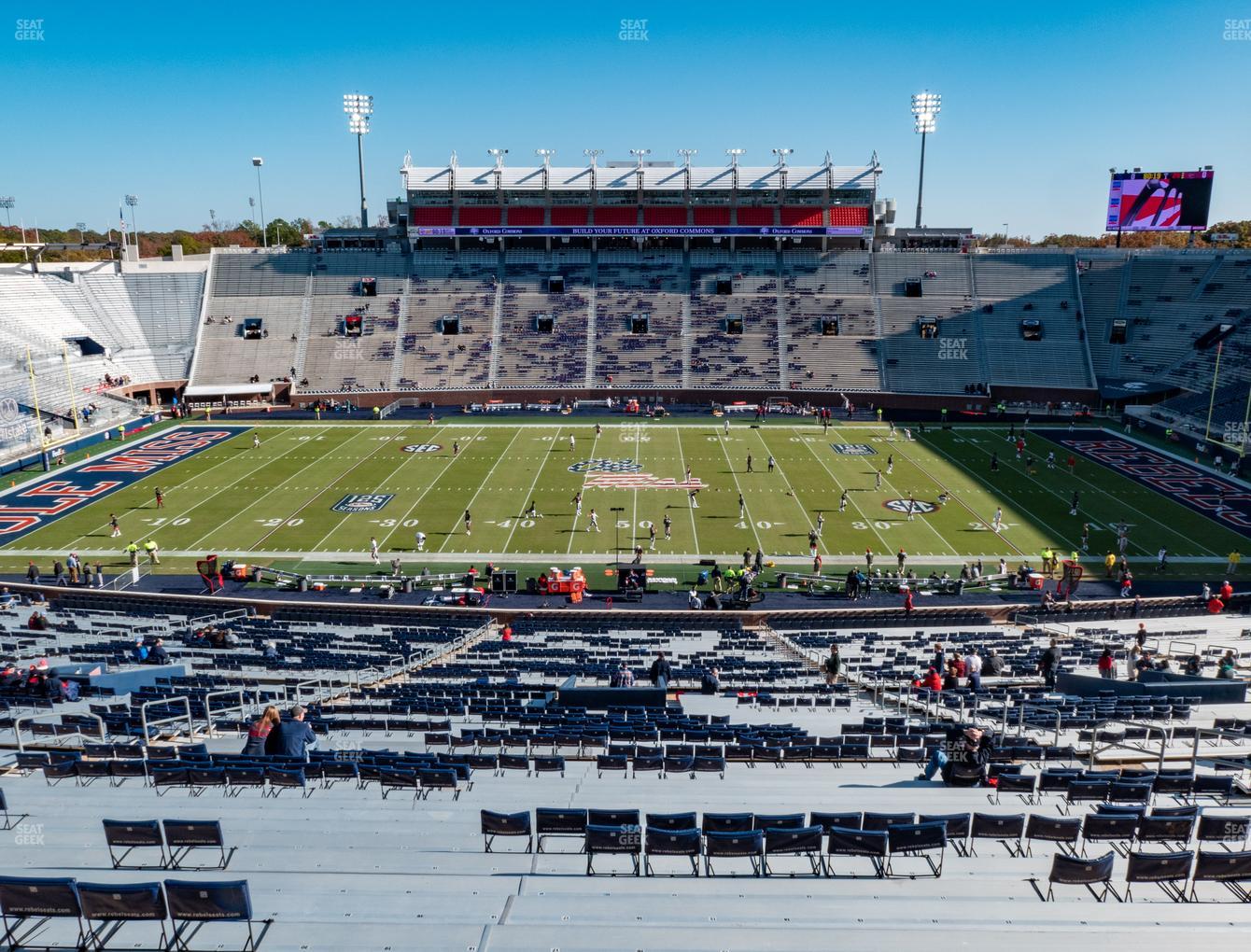 Vaught Hemingway Stadium West Club 5 Seat Views | SeatGeek