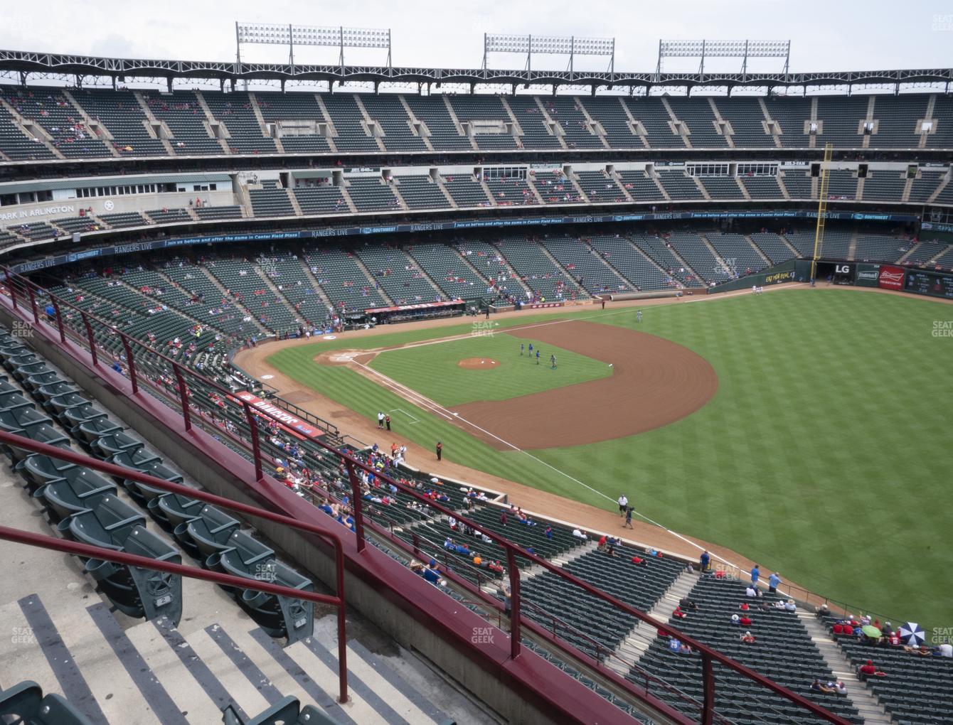 The Ballpark In Arlington Seating Chart Views