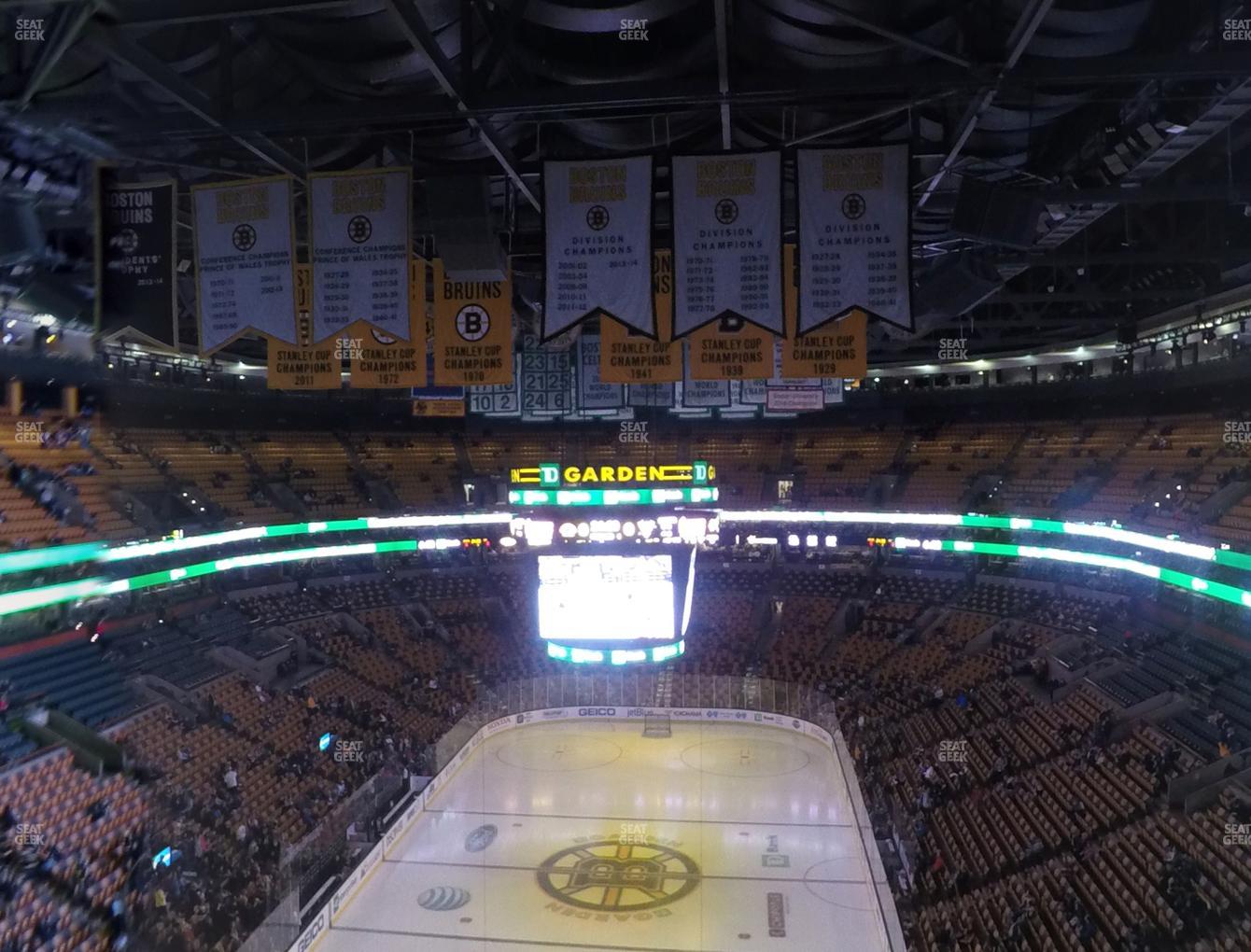Bruins Seating Chart View