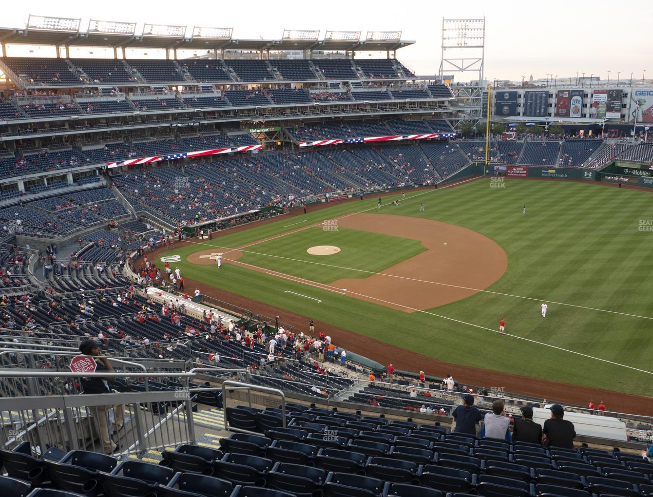 Nats Park Seating Chart With Rows