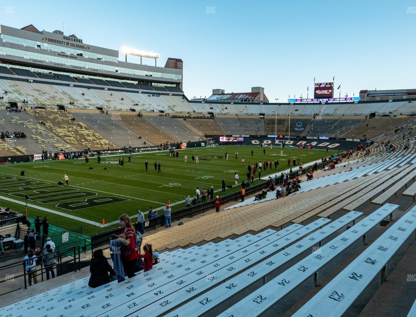 Folsom Field Section 101 Seat Views | SeatGeek