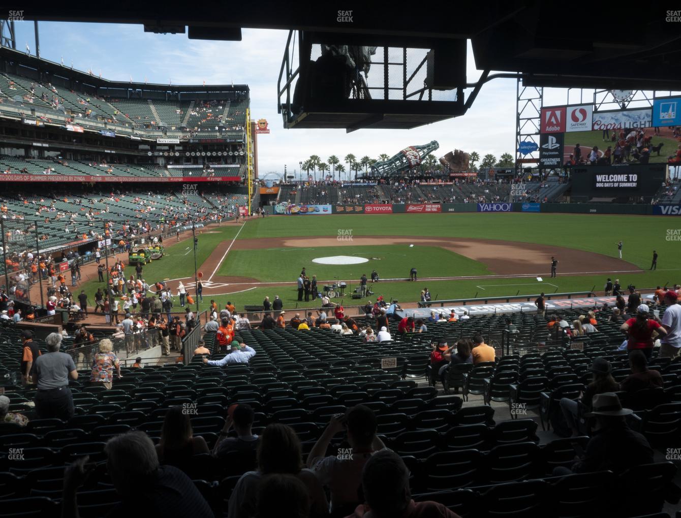 Oracle Park Section 110 Seat Views Seatgeek