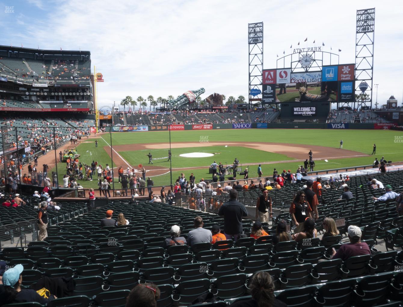 Sf Giants Seating Chart View