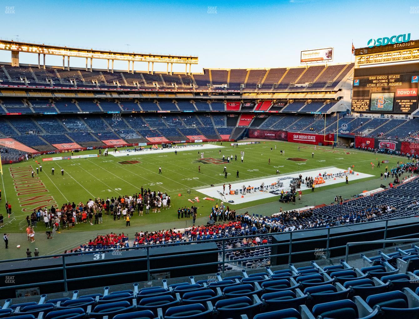 SDCCU Stadium Club 31 Seat Views | SeatGeek