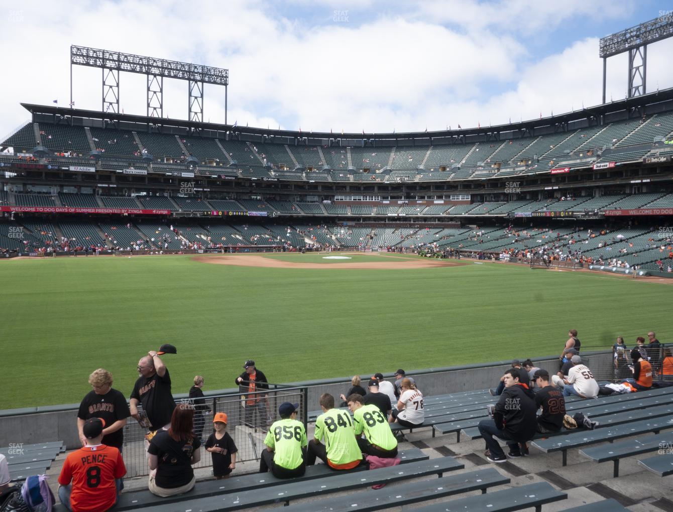 Oracle Park Bleachers 141 Seat Views | SeatGeek