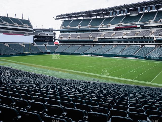 Lincoln Financial Field, section 133, home of Philadelphia Eagles