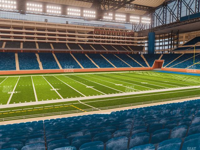 Section 128 at Ford Field 