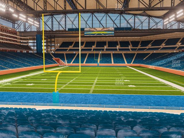 Ford Field, section 119, row ADA, home of Detroit Lions, page 1