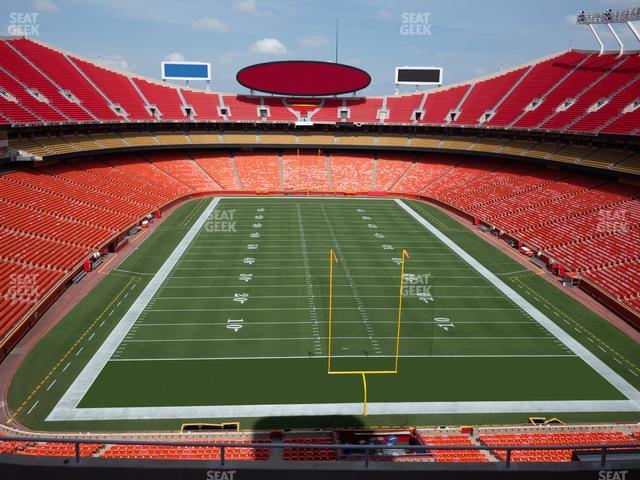 GEHA Field at Arrowhead Upper Level Map