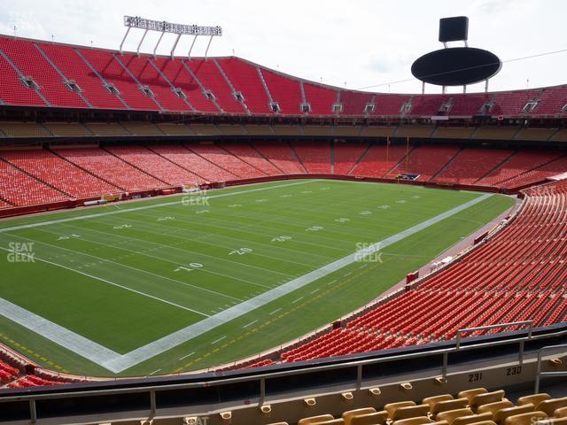 GEHA Field at Arrowhead Stadium Seating Chart & Map