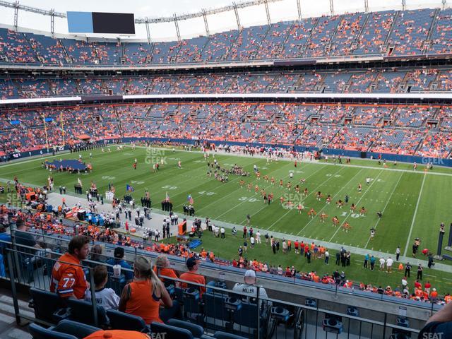 Empower Field at Mile High Stadium, section 542, home of Denver Broncos,  page 1