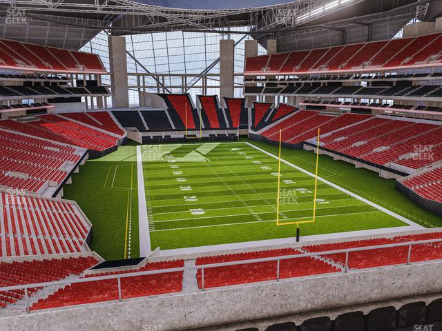 Mercedes-Benz Stadium, section 322, home of Atlanta Falcons, Atlanta  United, page 1