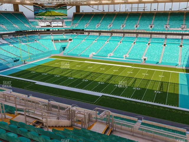 Hard Rock Stadium, section 345, home of Florida Marlins, Miami Hurricanes, Miami  Dolphins, page 1