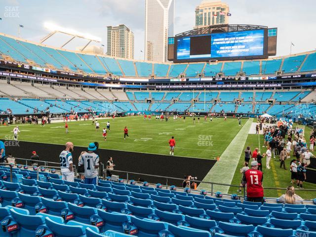 Section 139 at Bank of America Stadium 