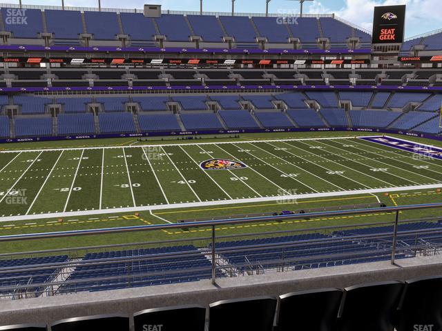 Section 201 at M&T Bank Stadium 