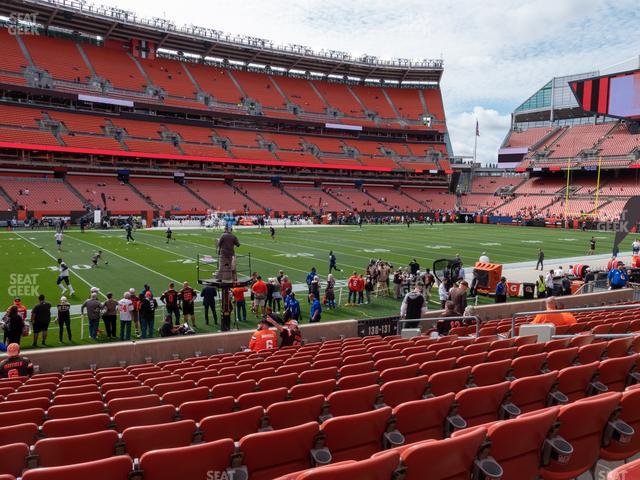 Cleveland Browns Stadium, section 111, home of Cleveland Browns