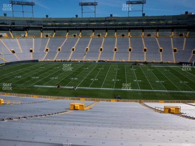 Lambeau Field – 30-40 Yard Line Seating Views, Low Rows