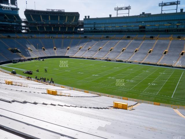 Breakdown Of The Lambeau Field Seating Chart