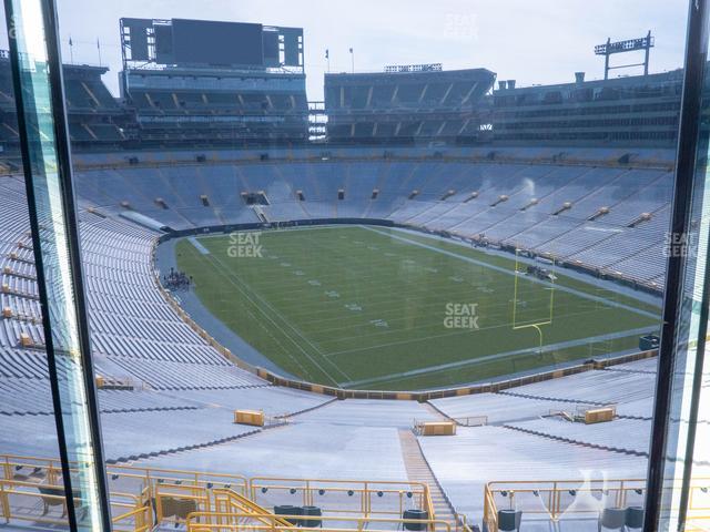 Section 109 at Lambeau Field 