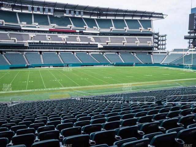 Is under an overhang at Lincoln Financial Field. page1