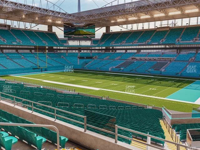 Hard Rock Stadium, section 345, home of Florida Marlins, Miami Hurricanes, Miami  Dolphins, page 1