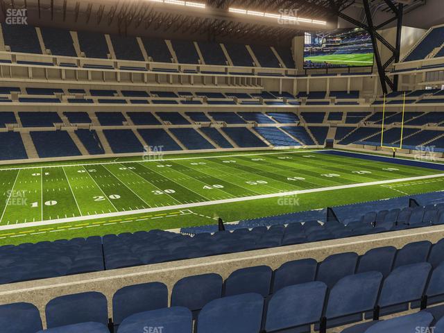 Lucas Oil Stadium, section 243, home of Indianapolis Colts, Indy Eleven,  page 1