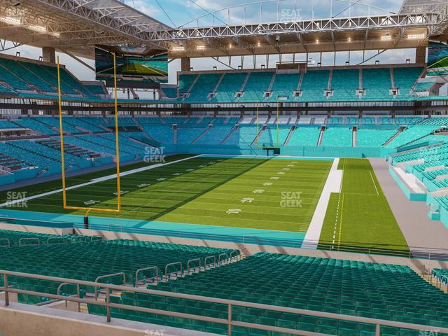 club seats at hard rock stadium