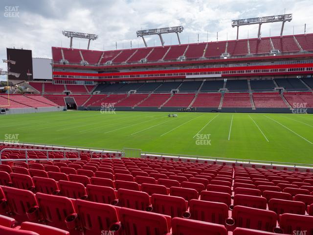 Section 233 at Raymond James Stadium 