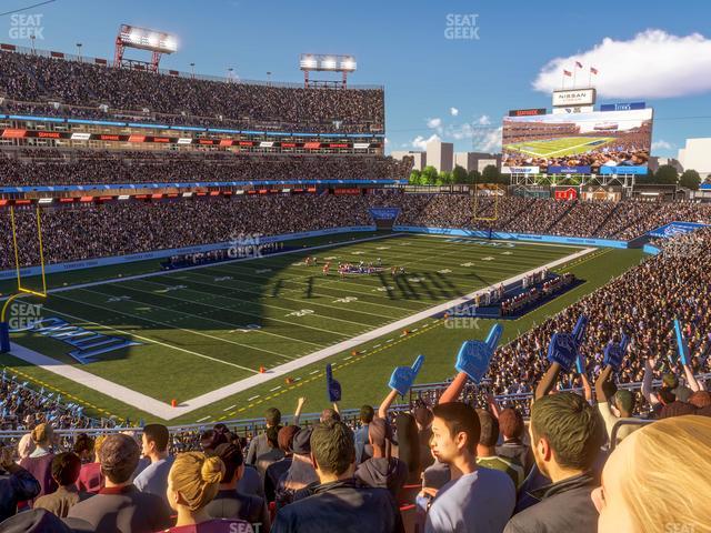 Nissan Stadium, Nashville TN - Seating Chart View