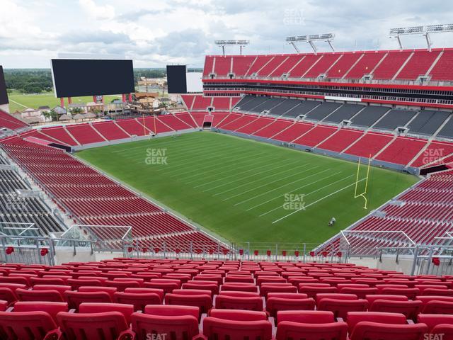 Raymond James Stadium, section 310, home of Tampa Bay Buccaneers