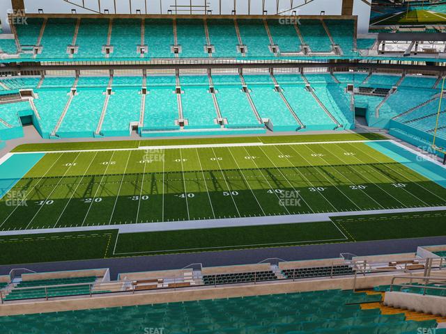 Miami Dolphins Interactive Seating Chart with Seat Views