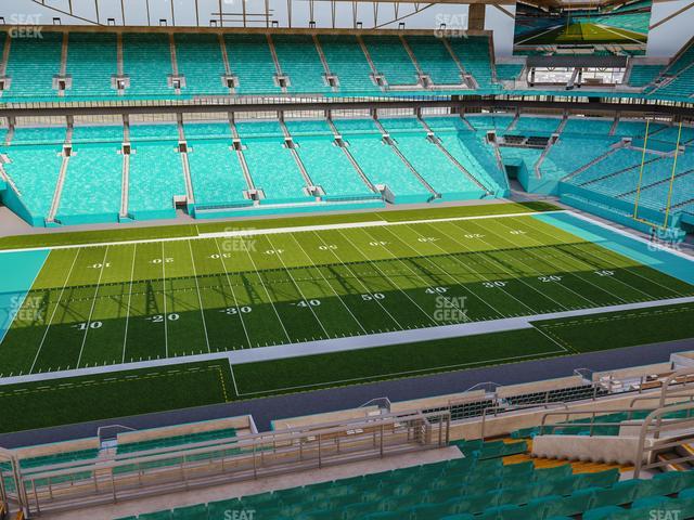 Section 233 at Hard Rock Stadium 