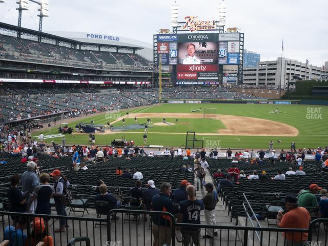 Comerica Park Seating Map