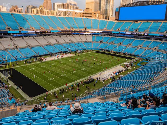 Section 543 at Bank of America Stadium 