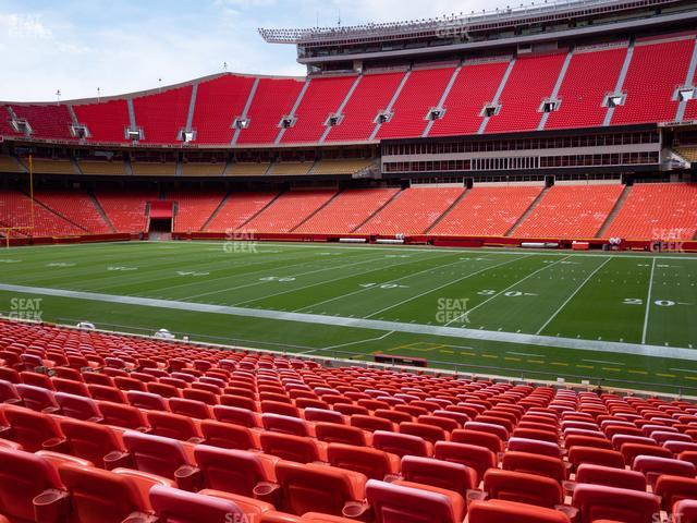 Section 120 at Arrowhead Stadium 